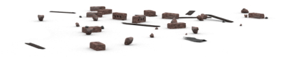 Download Stock Image: Brick Rubble Pile HD 2K