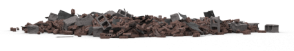 Download Stock Image: Brick Rubble Pile HD 3K