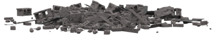 Download Stock Image: Concrete Rubble Pile HD 3K