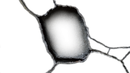 Download Stock Image: Cracked Hole 1 With Pit HD 7K