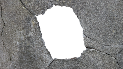 Download Stock Image: Cracked Hole 1 Surface HD 7K