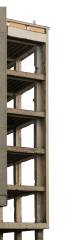 Download Stock Image: Damaged Building Structure 1 Light HD 4K