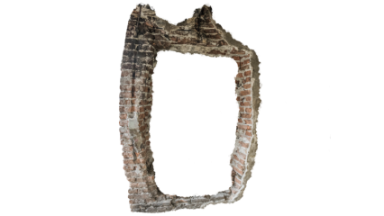 Download Stock Image: Graphicscrate Broken Wall 1 Hollow HD 7K