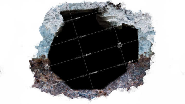 Bullet Hole HD 7K Stock Image