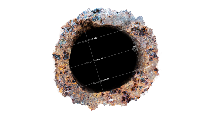 Bullet Hole HD 9K Stock Image