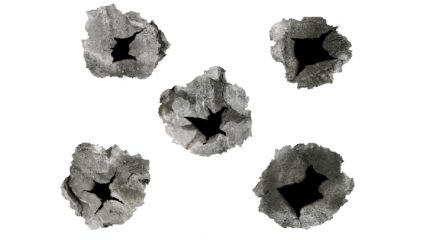 Download Stock Image: Bullet Hole HD 7K