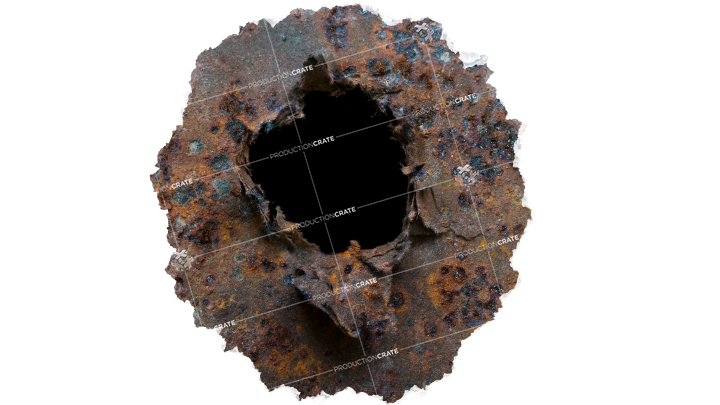 Bullet Hole HD 7K Stock Image