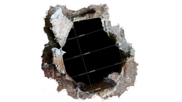 Bullet Hole HD 7K Stock Image