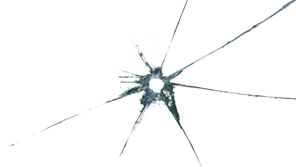 Download Stock Image: Bullet Hole Glass HD 7K
