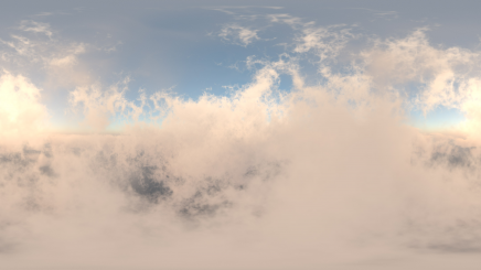 Download Stock Image: HDRI Aerial Clouds HD 7K