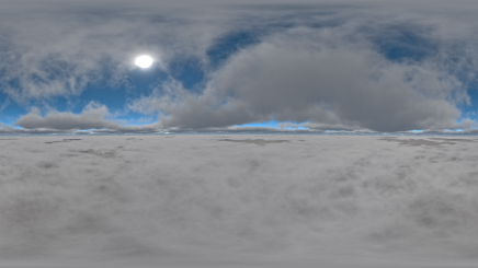 Download Stock Image: HDRI Aerial Clouds HD 7K