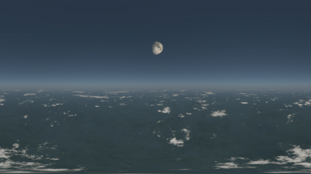 Download Stock Image: HDRI Moonlight HD 7K