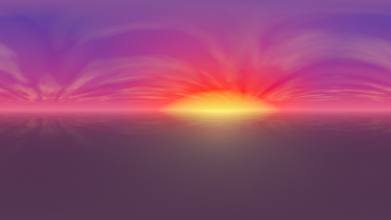 Download Stock Image: HDRI Ocean Sunset HD 7K