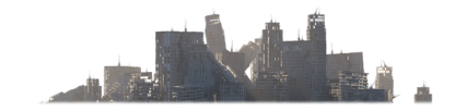 Download Stock Image: Apocalyptic City Backdrop HD 2K
