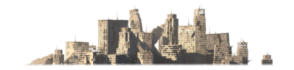 Download Stock Image: Apocalyptic City Backdrop HD 2K