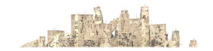 Download Stock Image: Apocalyptic City Backdrop HD 2K