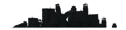 Download Stock Image: Apocalyptic City Backdrop 7 Night HD 2K