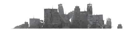 Download Stock Image: Apocalyptic City Backdrop 8 Overcast HD 2K