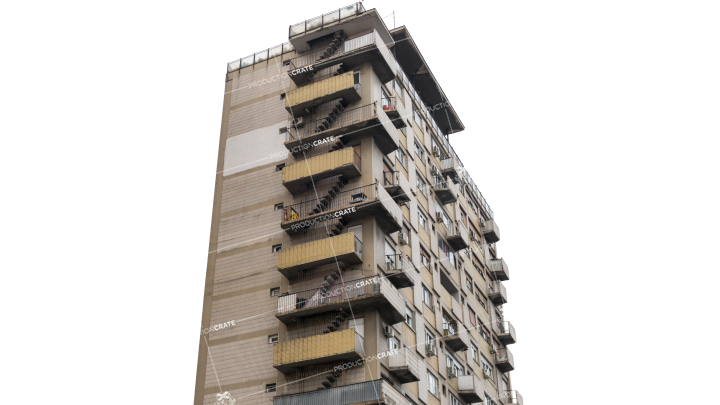 Building Apartment Structure HD 7K Stock Image