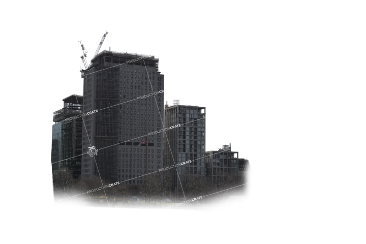 Building Offices 10 Overcast HD 6K Stock Image