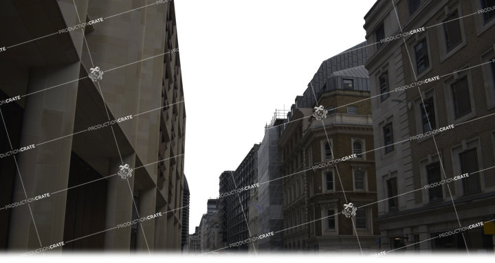 City Street Backdrop HD 6K Stock Image