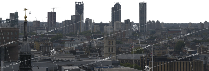 London City Skyline HD 5K Stock Image