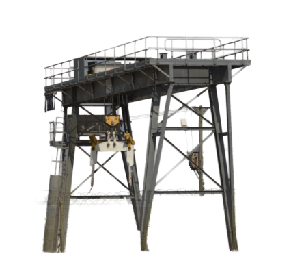 Download Stock Image: Industrial Crane Lift HD 2K