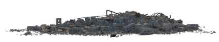 Download Stock Image: Debris Rubble Pile HD 3K