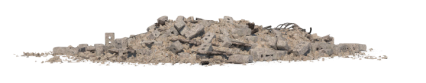 Download Stock Image: Debris Rubble Pile HD 3K