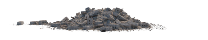 Download Stock Image: Debris Rubble Pile HD 3K