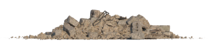 Download Stock Image: Debris Rubble Pile HD 3K