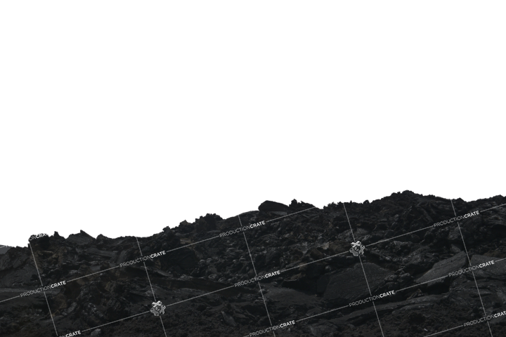 Black Terrain HD 6K Stock Image
