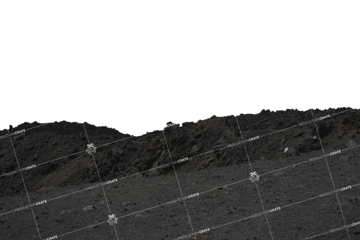 Black Terrain HD 6K Stock Image