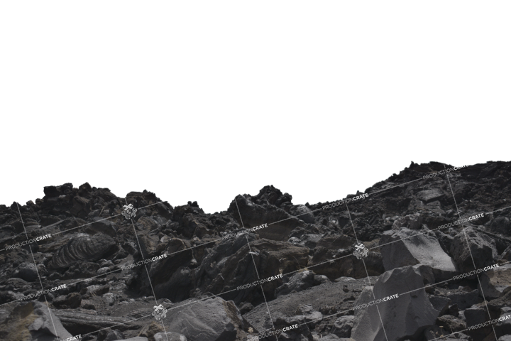 Black Terrain HD 6K Stock Image