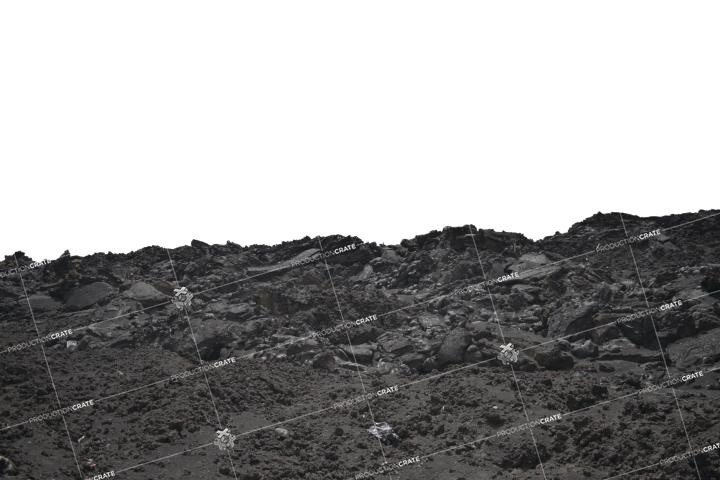 Black Terrain HD 6K Stock Image