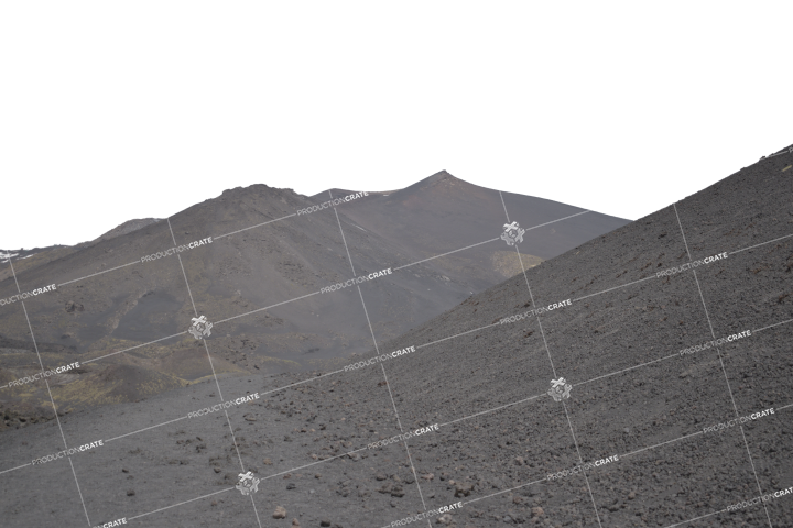 Black Terrain HD 6K Stock Image