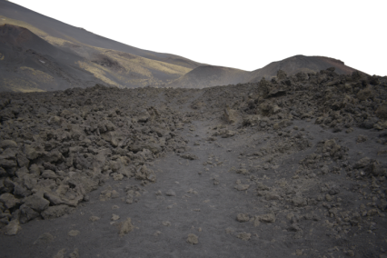 Download Stock Image: Black Terrain HD 6K