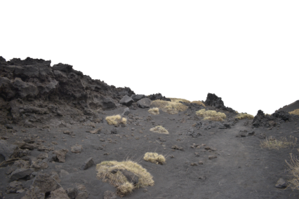 Download Stock Image: Black Terrain HD 6K