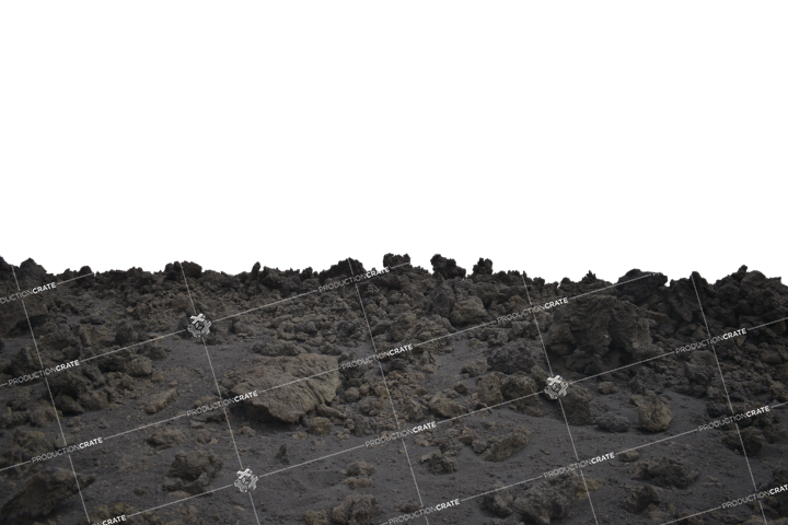 Black Terrain HD 6K Stock Image