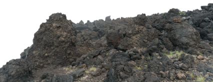 Download Stock Image: Black Terrain HD 8K