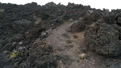 Download Stock Image: Black Terrain HD 8K
