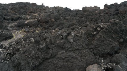 Download Stock Image: Black Terrain HD 8K