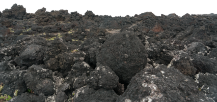 Download Stock Image: Black Terrain HD 8K
