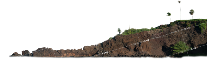 Rainforest Cliff Ridge HD 8K Stock Image