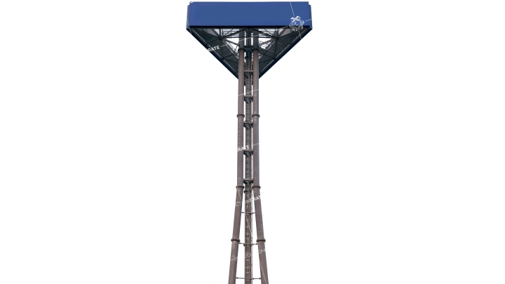 GraphicsCrate Security Watch Tower HD 7K Stock Image