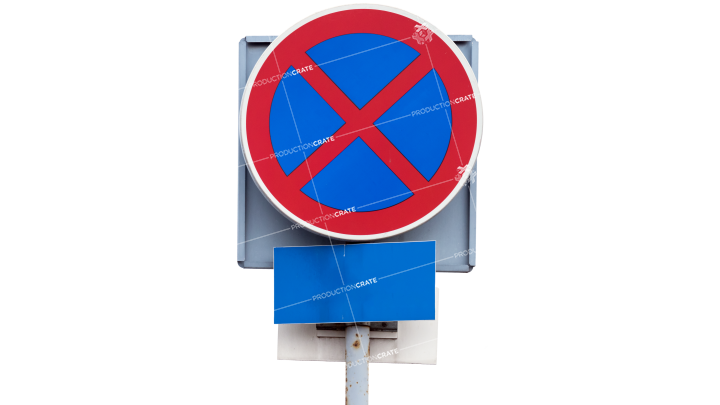 GraphicsCrate Signs No Crossing HD 7K Stock Image