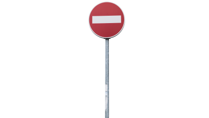 Download Stock Image: GraphicsCrate Signs No Entry HD 7K