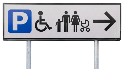 Download Stock Image: Signs Parking HD 7K