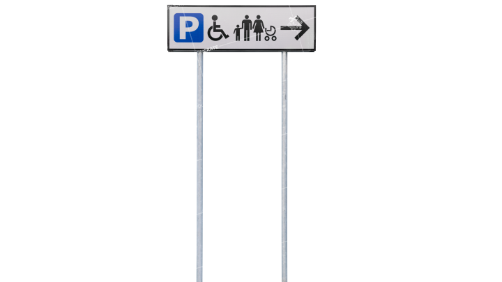 Signs Parking HD 7K Stock Image