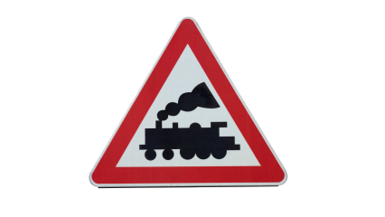 Download Stock Image: Signs Train HD 7K